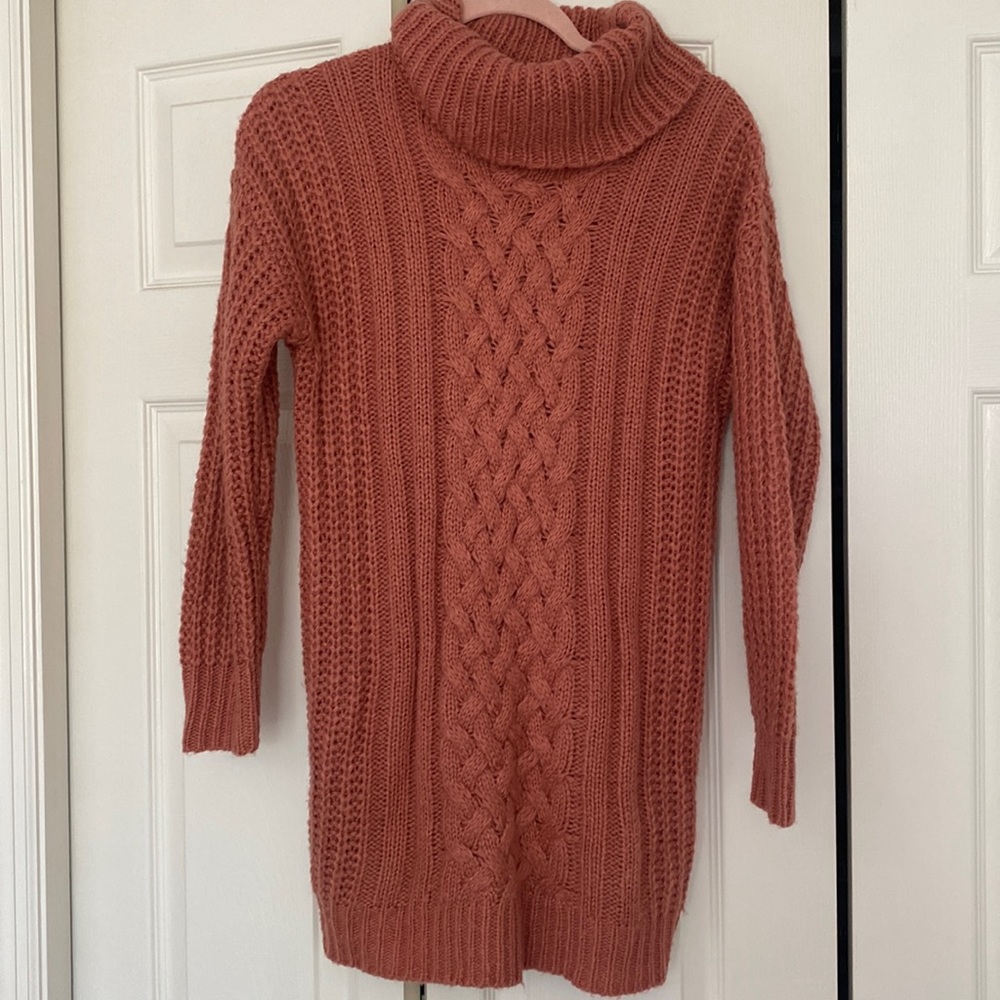 Turtleneck Sweater Dress